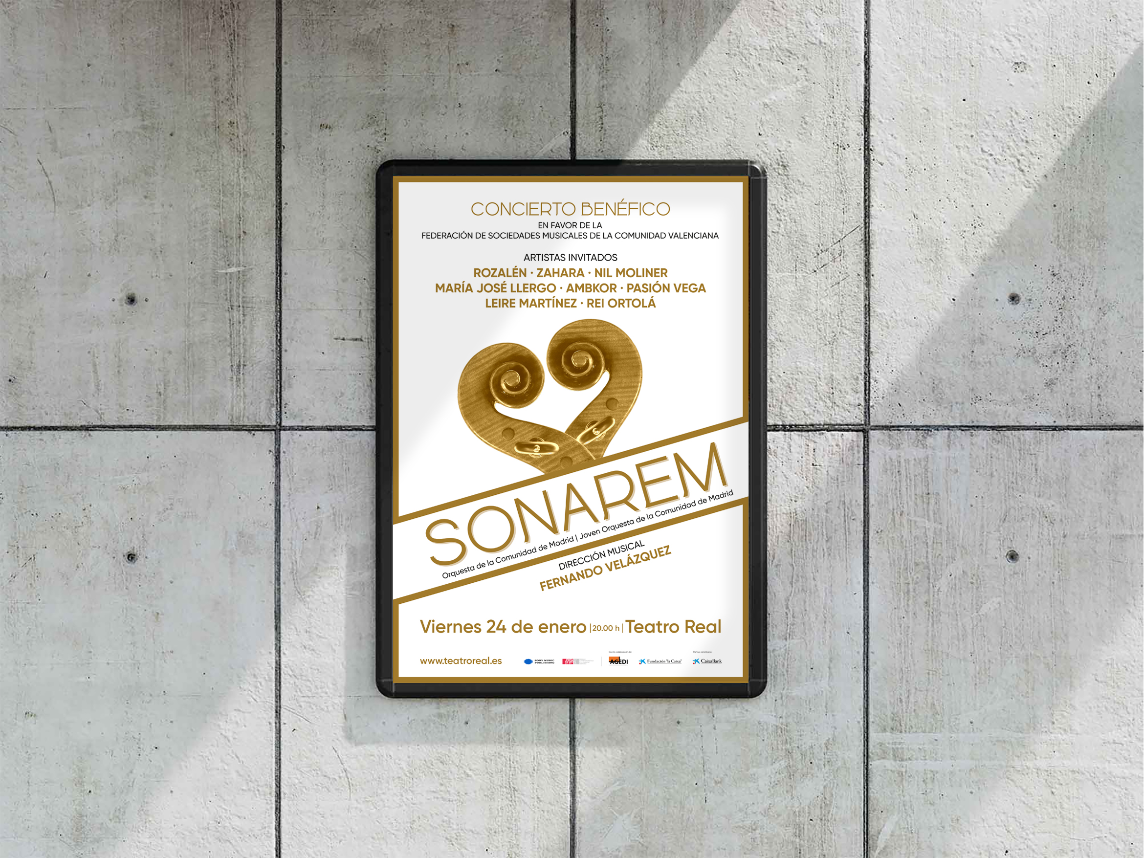 Diseño cartel concierto