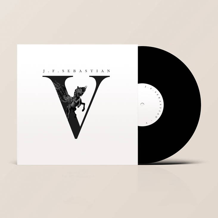 Portada vinilo y cd packaging J.F.Sebastian